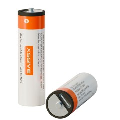 Xssive USB-C Rechargeable Penlite AA Battery 4pcs