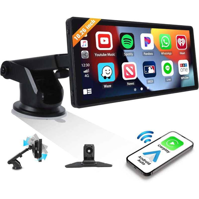CarPlay Screen for Car 10.26" HD C100W