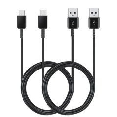Samsung USB-A to USB-C Cable 2Pack — Black