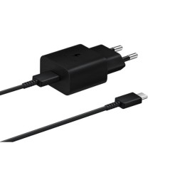 Samsung Chargeur 15W USB-C + Câble — Noir