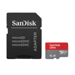 SanDisk Ultra microSD 64 Go avec adaptateur SD
