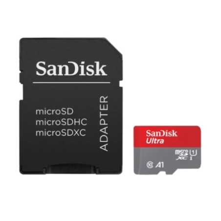 SanDisk Ultra microSD 64GB com adaptador SD
