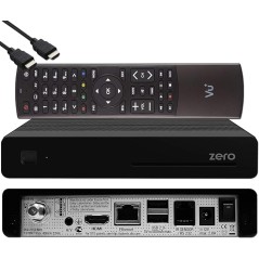 Recetor Satélite VU+ Zero Rev 2 Preto DVB-S2