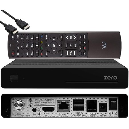 Récepteur Satellite VU+ Zero Rev 2 Noir DVB-S2