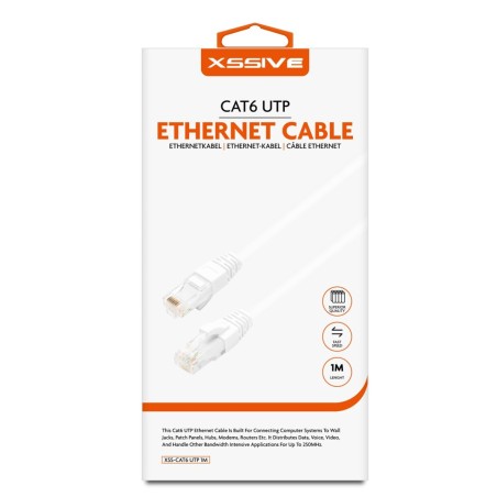 Xssive Câble Ethernet UTP Cat. 6 1 m