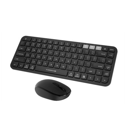 Xssive Bluetooth Kabelloses Tastatur & Maus Set QWERTY