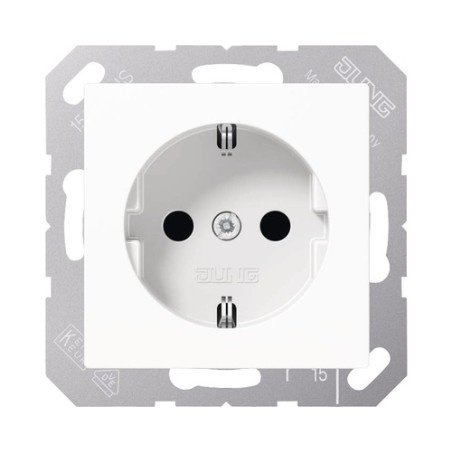 Prise encastrée JUNG A1520WW blanche