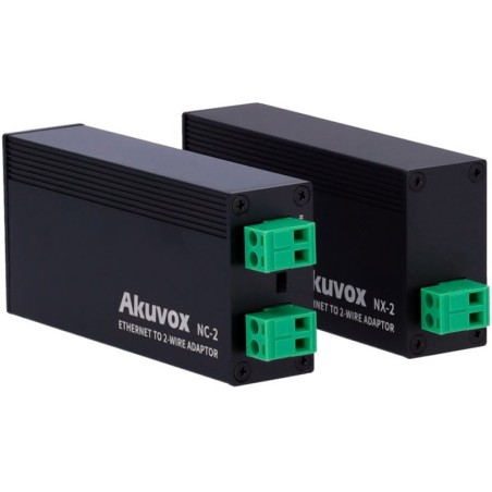 Akuvox AK-NX-2 IP auf 2-Draht Adapter Kit PoE Türsprechanlae