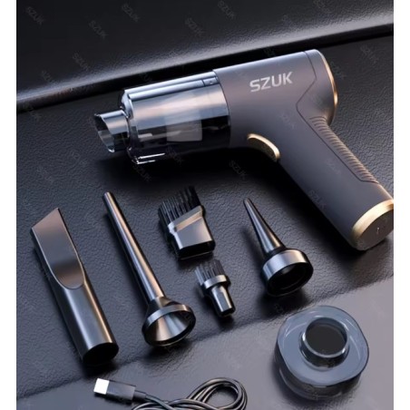 SZUK Kabelloser Auto-Staubsauger 98000Pa