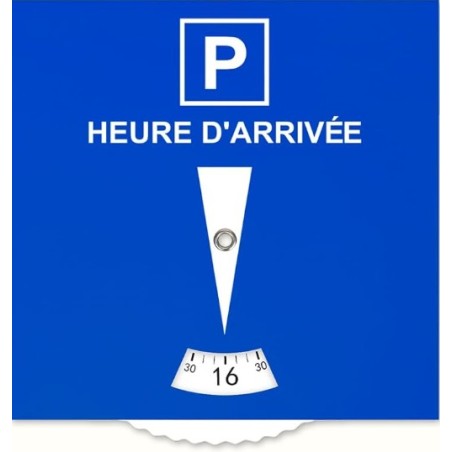 Blue Parking Disc Cardboard