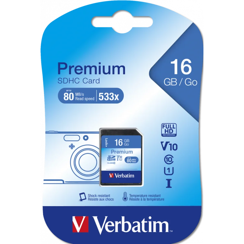 Verbatim Premium 16GB microSDHC Class 10
