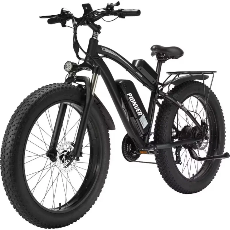 Electric MTB P50 Fat Tire 26" 250W 48V 15Ah Shimano 21-Speed
