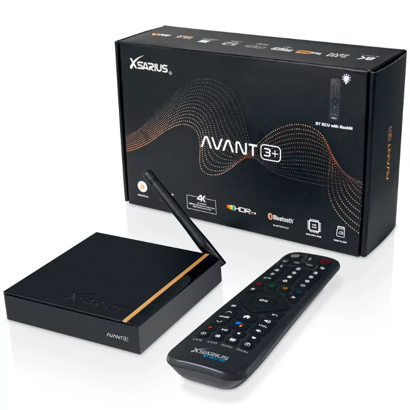 Xsarius Avant 3+ Android TV Box 4K 2GB/16GB