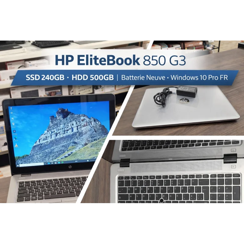 HP EliteBook 850 G3 Refurbished SSD 240GB