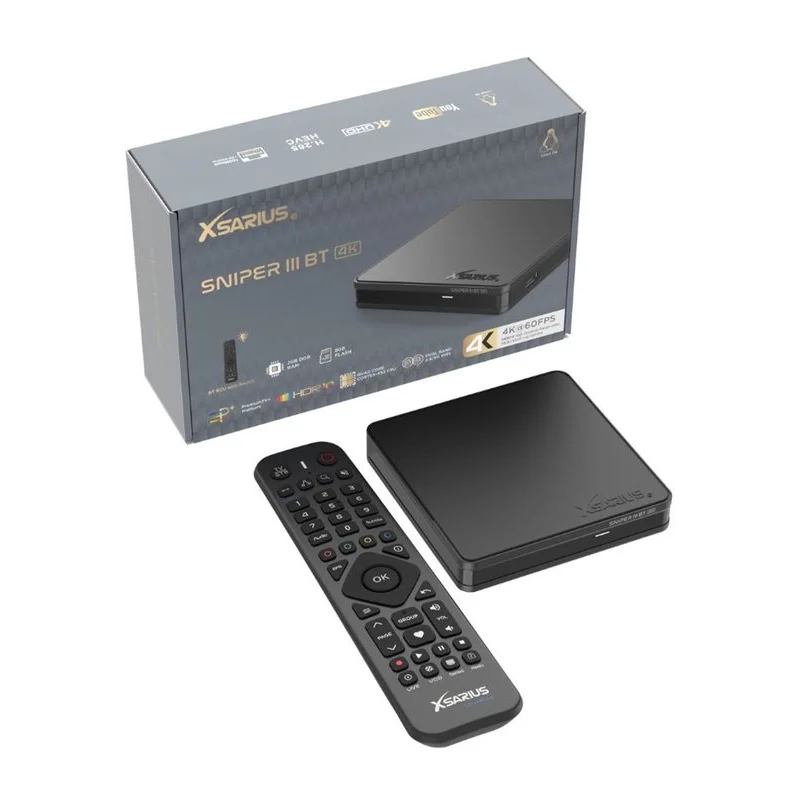 Xsarius Sniper 3 BT Box Linux 4K 2GB/8GB