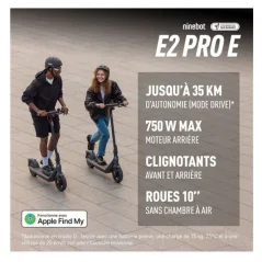 Segway Ninebot E2 Pro Trotinete Elétrica 350W 25km/h