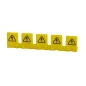 Protection de contact électrique jaune pour installations