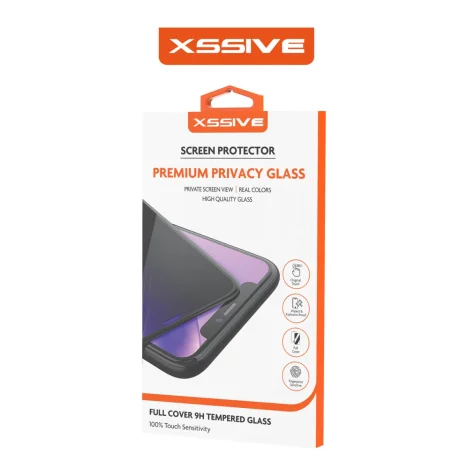 Xssive GoldLine 6D Privacy Verre Trempé
