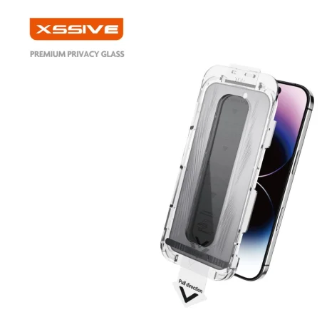 Xssive GoldLine Privacy Vidro Temperado com Ferramenta