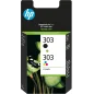HP 303 Pack 2 Cartouches d’Encre Originales (3YM92AE)