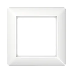 Moldura simples branco alpino - JUNG AS500