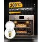 Lâmpada LED E14 G45 Regulável 2700K 300LM Luz Branca Quente