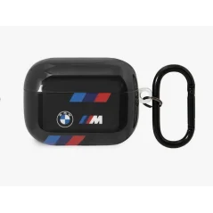 BMW Étui AirPods Pro 2 Tricolor — Noir