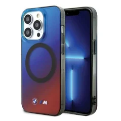 BMW HardCase MagSafe M Gradient iPhone 15 Pro — Azul/Vermelo