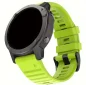 Pulseira Silicone Garmin Fenix 22mm - Amarelo / Verde