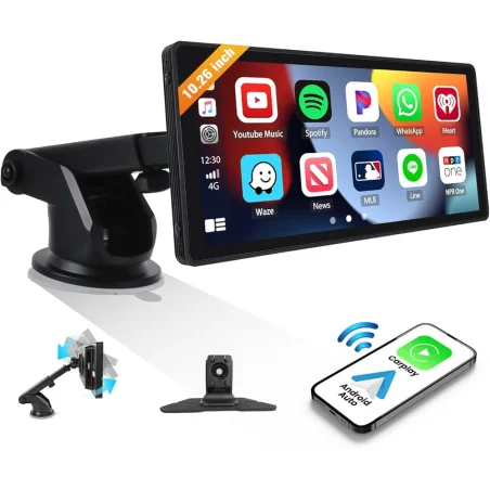 Écran CarPlay pour voiture 10,26" HD C100W