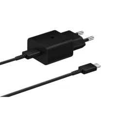 Samsung 15W USB-C Ladegerät + Kabel — Schwarz