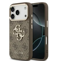 Guess Hardcase 4G Big Logo iPhone 17 Pro Max — Marron