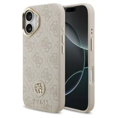 Guess HardCase MagSafe 4G Strass iPhone 17 — Rosa
