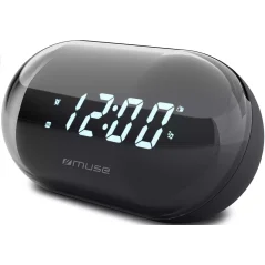 Muse M15GL — Rádio Despertador FM Duplo Alarme