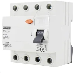 Residual current circuit breaker 4P 40A 30mA