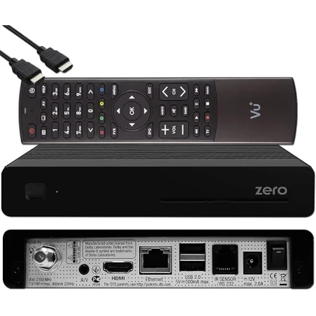 VU+ Zero Rev 2 Black Satellite Receiver DVB-S2