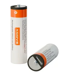 Xssive USB-C Rechargeable AA Batteries 4pcs