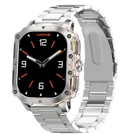 Xssive XSS-SW15 Smartwatch Acier Inoxydable Argent