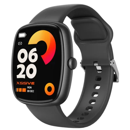 Xssive XSS-SW16B Smartwatch Quadrado Preto Silicone