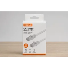 Câble Ethernet Xssive Cat.6 UTP 5M Blanc