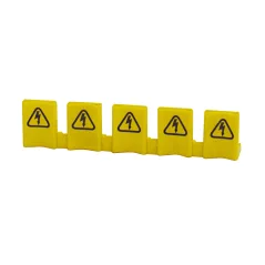 Protection de contact électrique jaune pour installations