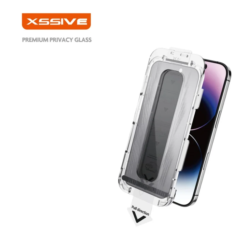 Xssive GoldLine Privacy Tempered Glass with Tool
