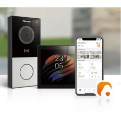 Kit Vídeo Porteiro Android Akubela AK-KIT-E12PS51-POE IP Wii