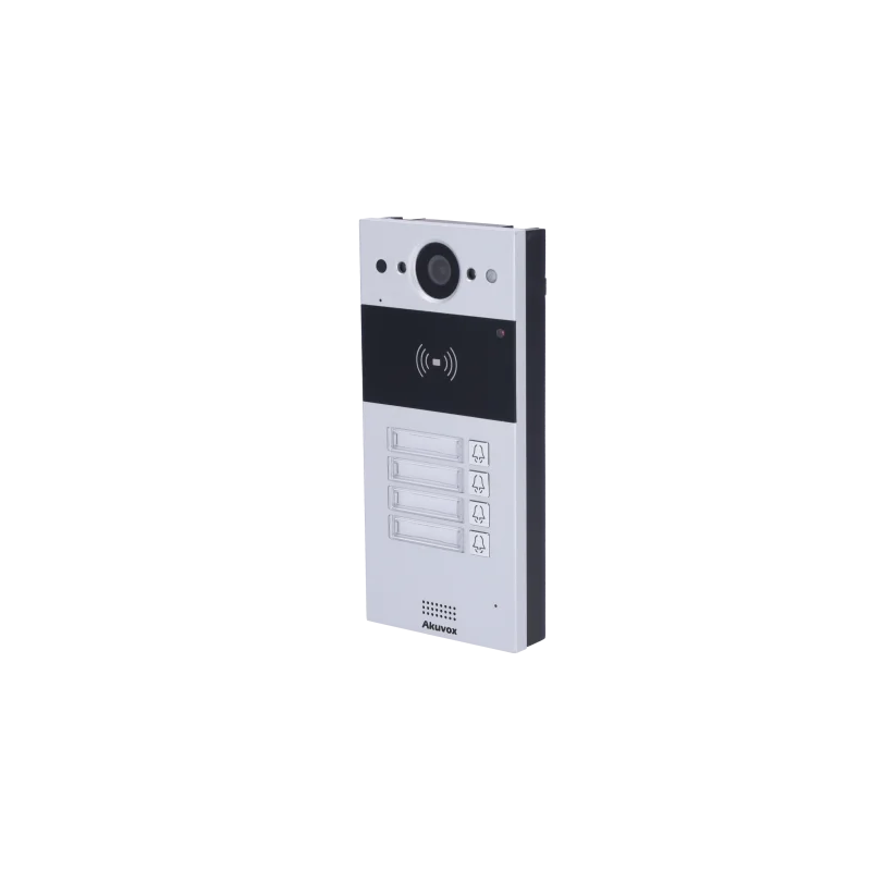 Vídeo Porteiro IP Akuvox AK-R20B-4B 4 Botões 2MP PoE NFC RFD