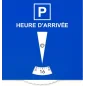 Blue Parking Disc Cardboard