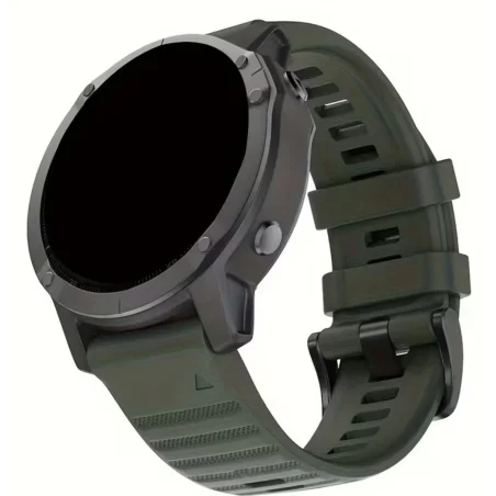 Pulseira Silicone Garmin Fenix 22mm - Verde exército