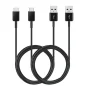 Samsung Câble USB-A vers USB-C 2Pack — Noir