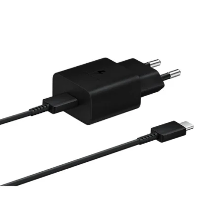 Samsung 15W USB-C Ladegerät + Kabel — Schwarz