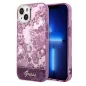 Guess Case iPhone 14 Plus / 15 Plus — 4G Pattern Script