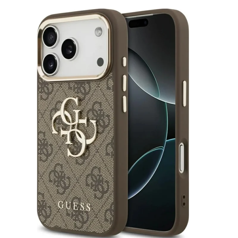 Guess Hardcase 4G Big Logo iPhone 17 Pro Max — Braun
